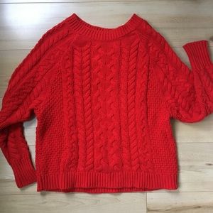 AE Loose Fit Red Sweater